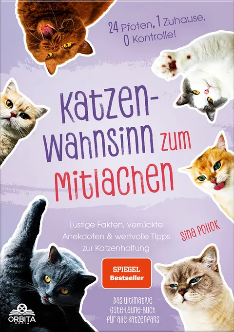 Portada del libro: Katzen-Wahnsinn zum Mitlachen