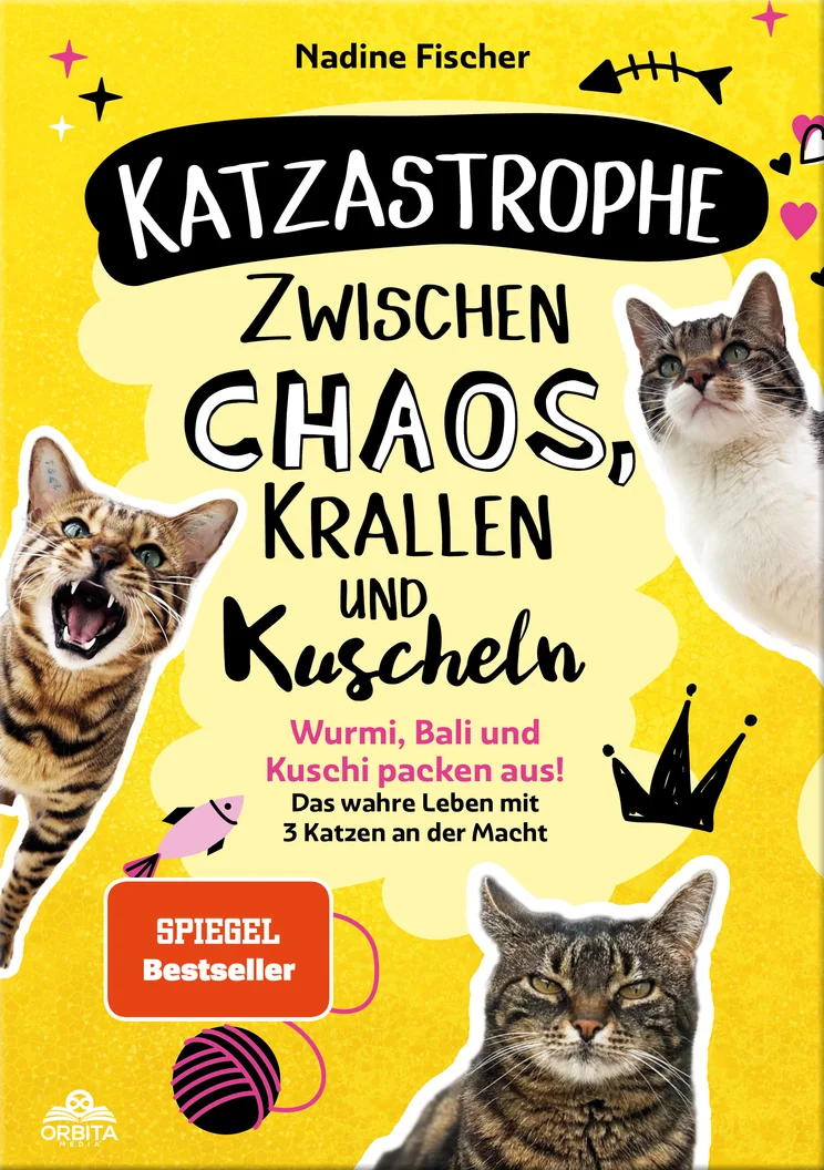 Couverture du livre : Katzastrophe – Zwischen Chaos, Krallen und Kuscheln